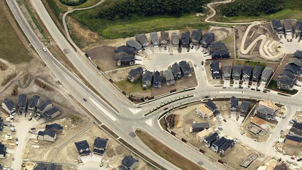 After a subdivision was built in Wood Buffalo