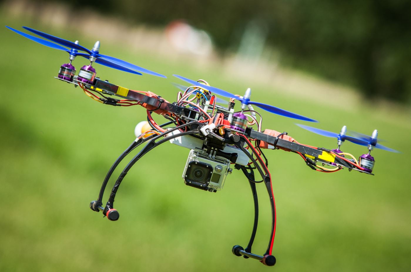 drone flying
