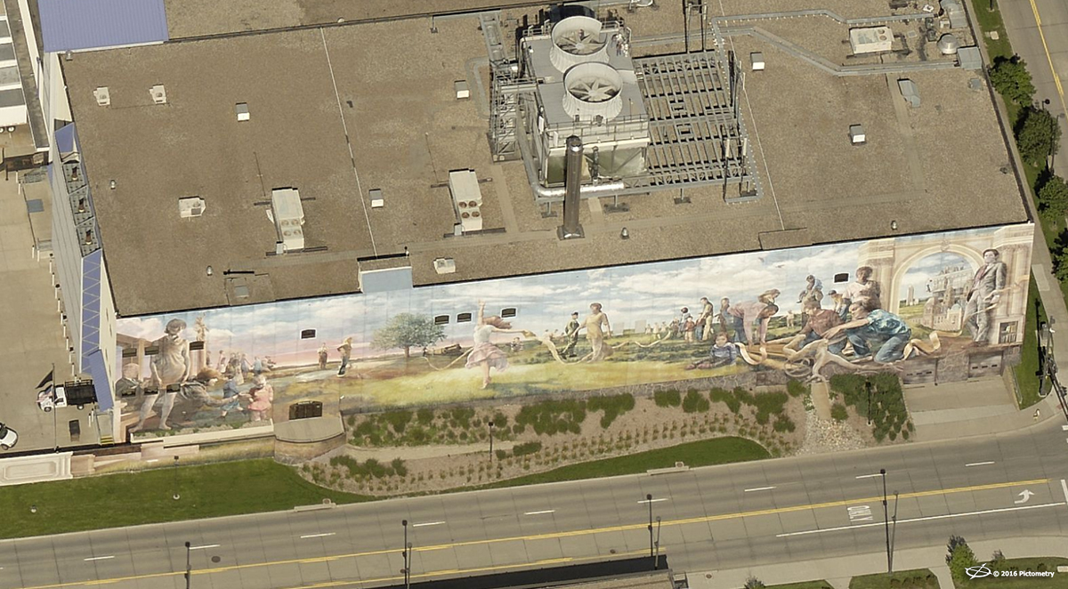 Fertile Ground mural by Meg Saligman BCCA - Omaha NE