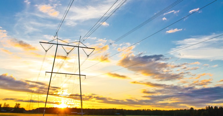 electrical transmission towers