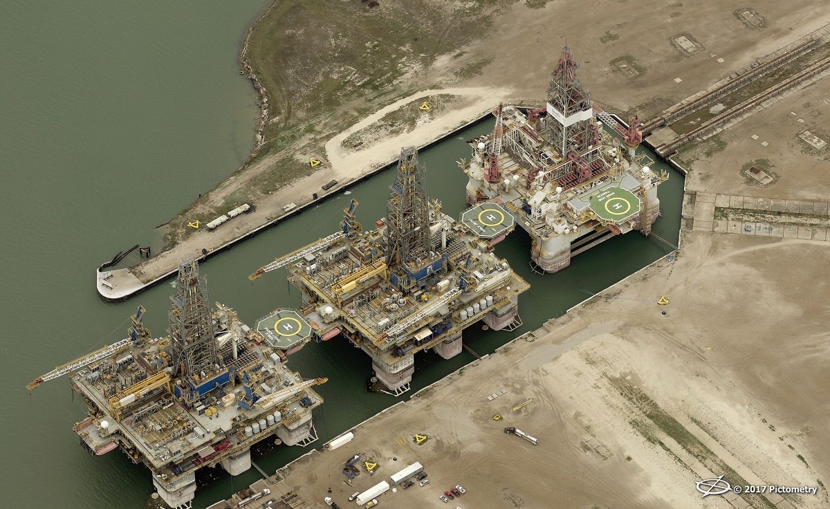 Oil drilling in Texas.