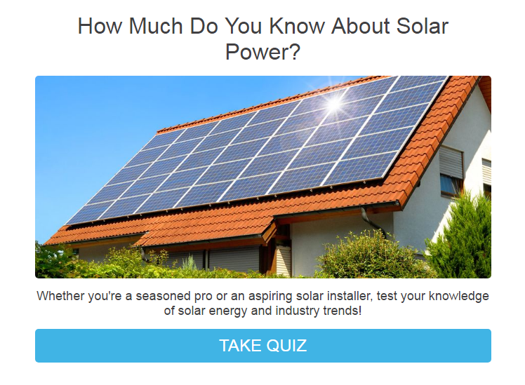 solar power quiz