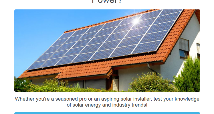 solar power quiz
