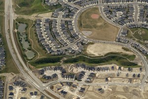 neighborhood-oblique new developments