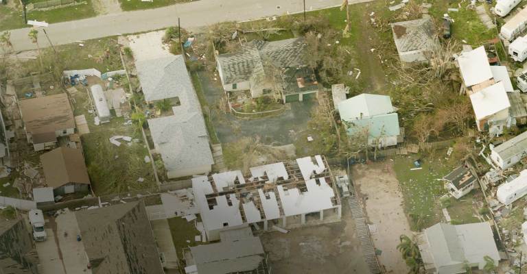 Hurricane Harvey Texas neighborhood