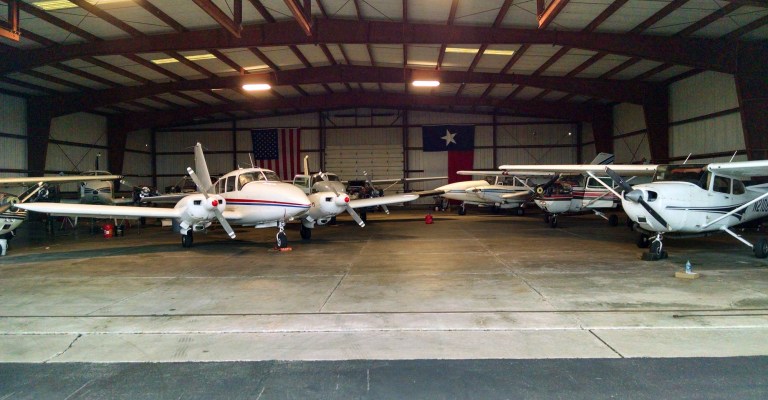 Planes in Hangar
