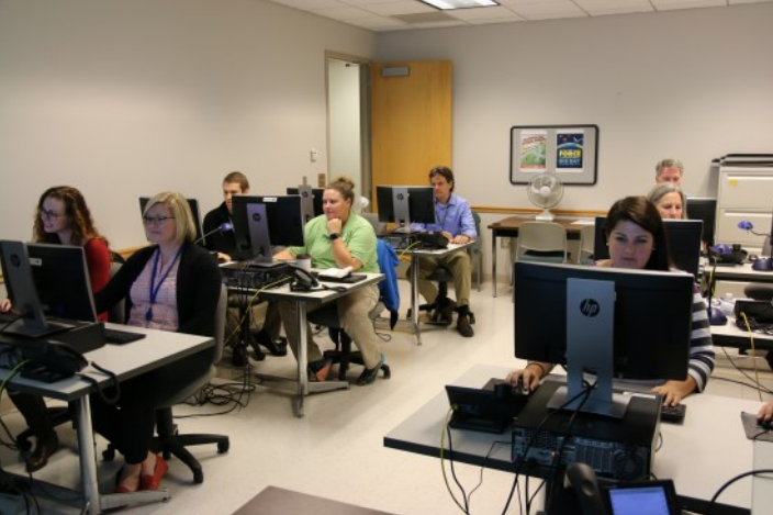 An EagleView GIS Day training in Charleston County, SC