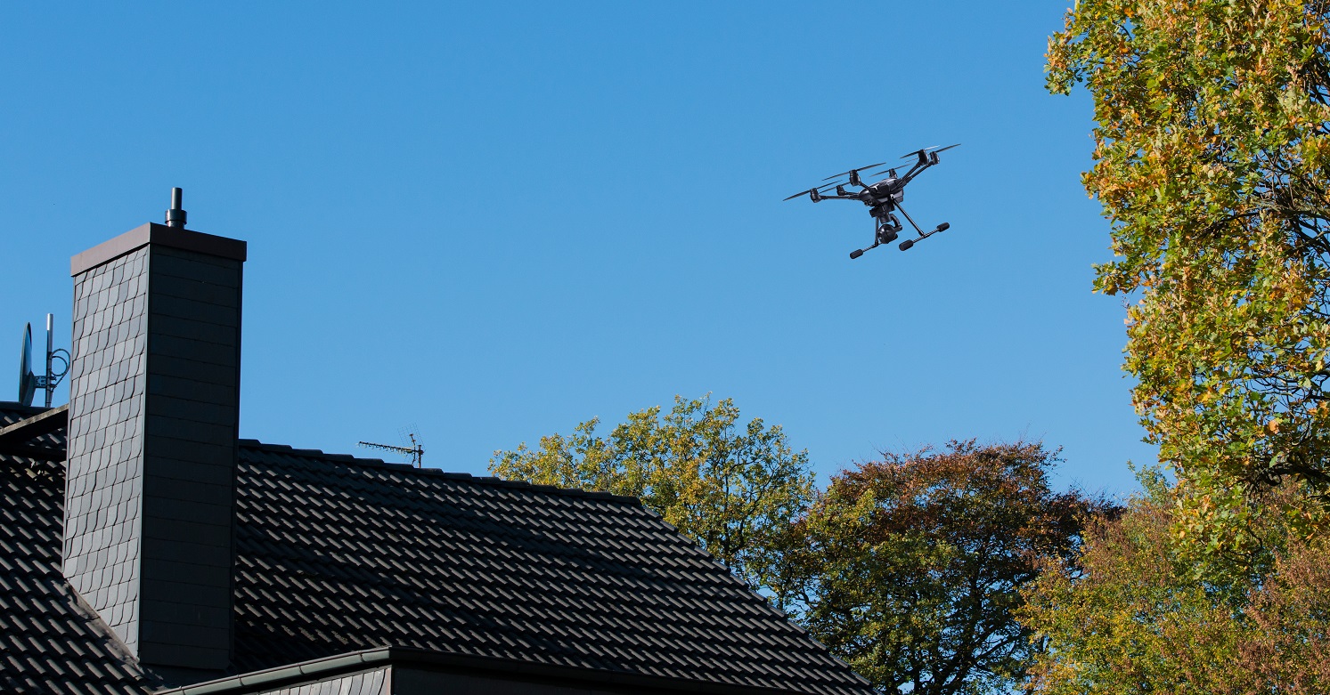 drone over house - featured