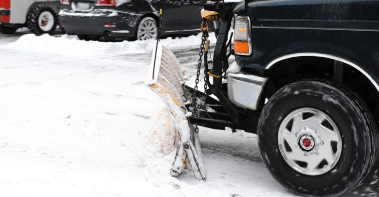 Snowplow Pickup Truck