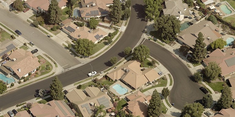 solar panel neighborhood