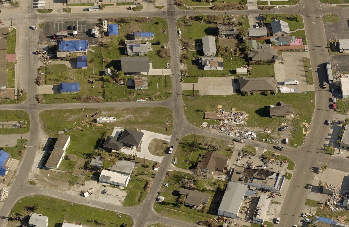 Aransas County, TX, after Hurricane Harvey