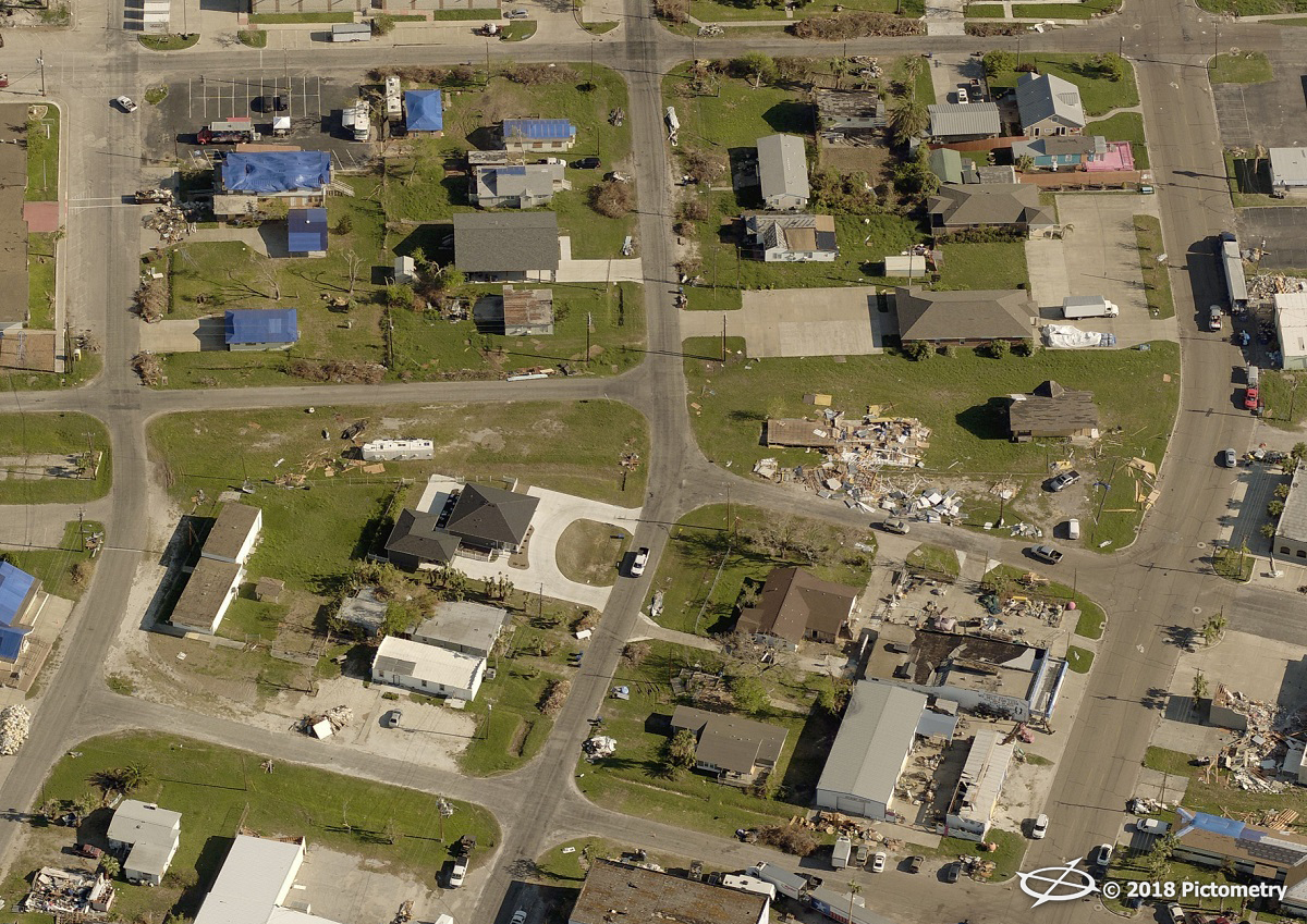 Aransas County, TX, after Hurricane Harvey