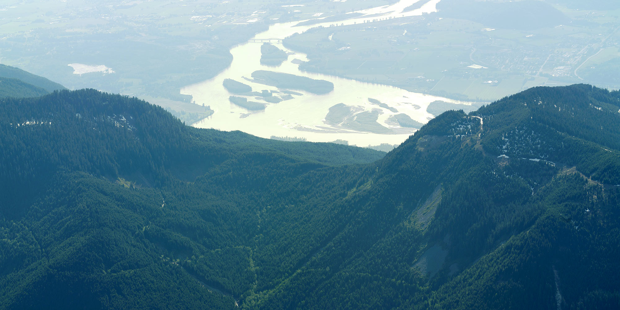 British Columbia valley horizon