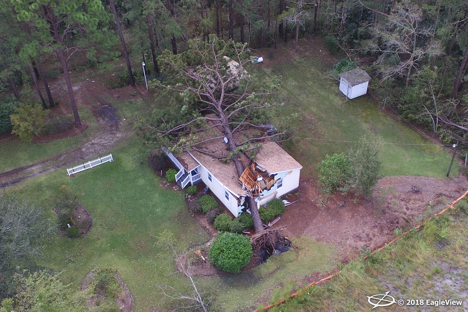 Hurricane Florence post-storm imagery