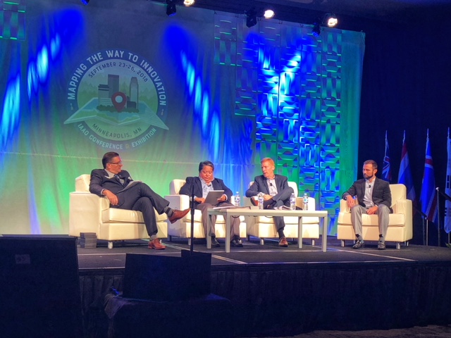 EagleView discusses new assessment practices in the Drones: Mapping the Future plenary session at IAAO 2018.