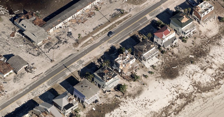 Hurricane Michael post-disaster imagery