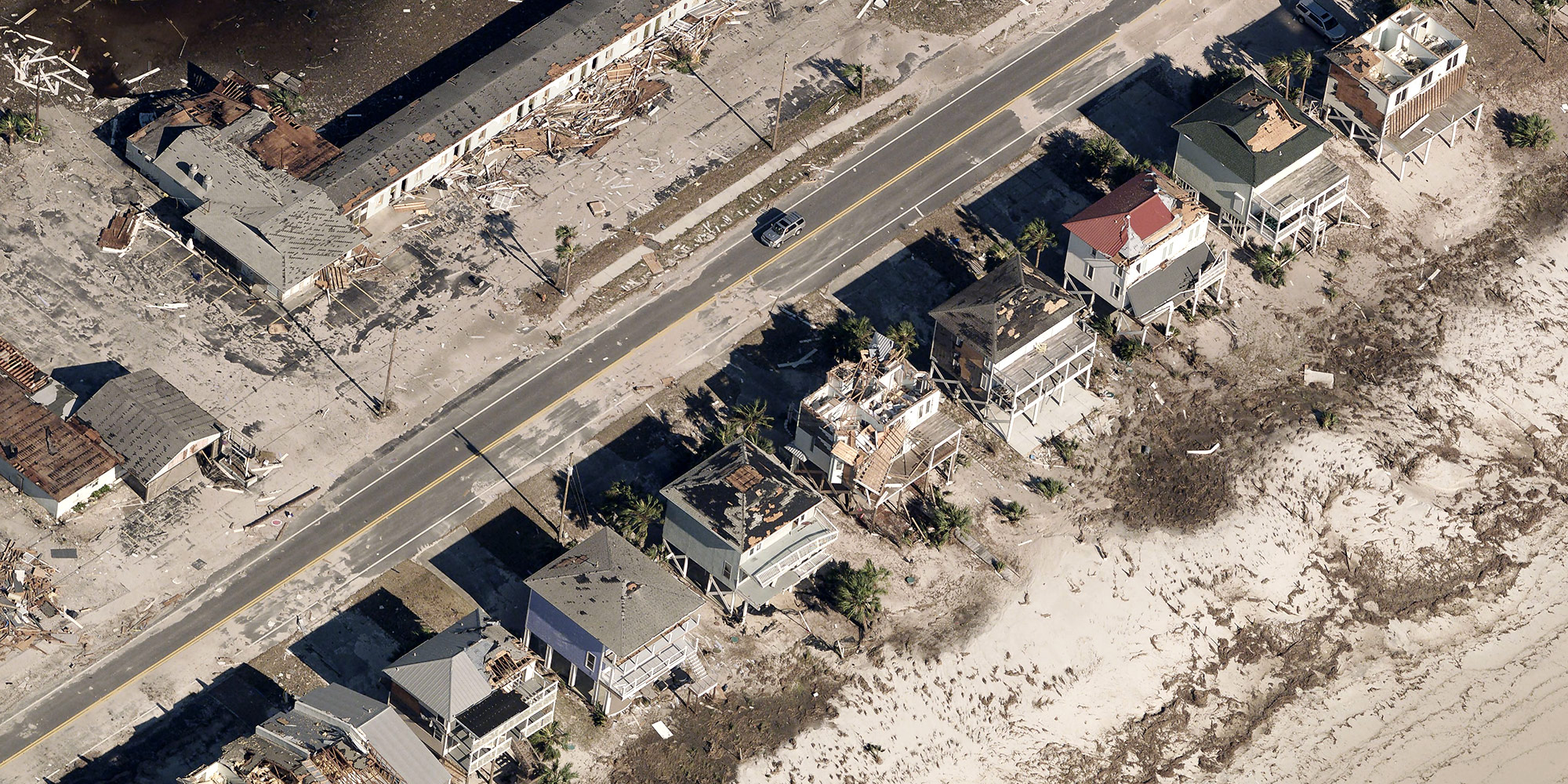 Hurricane Michael post-disaster imagery