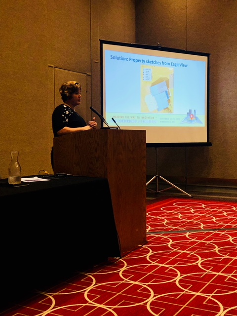 Lisa Gasko, Township Assessor in Quincy, IL, presents at IAAO 2018: "Quick, Automated, and Accurate Sketches in Adams County"