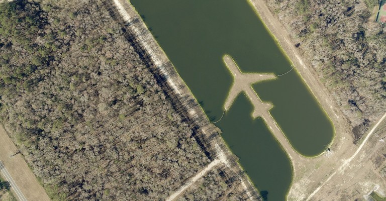 Boeing Company Pond in Charleston