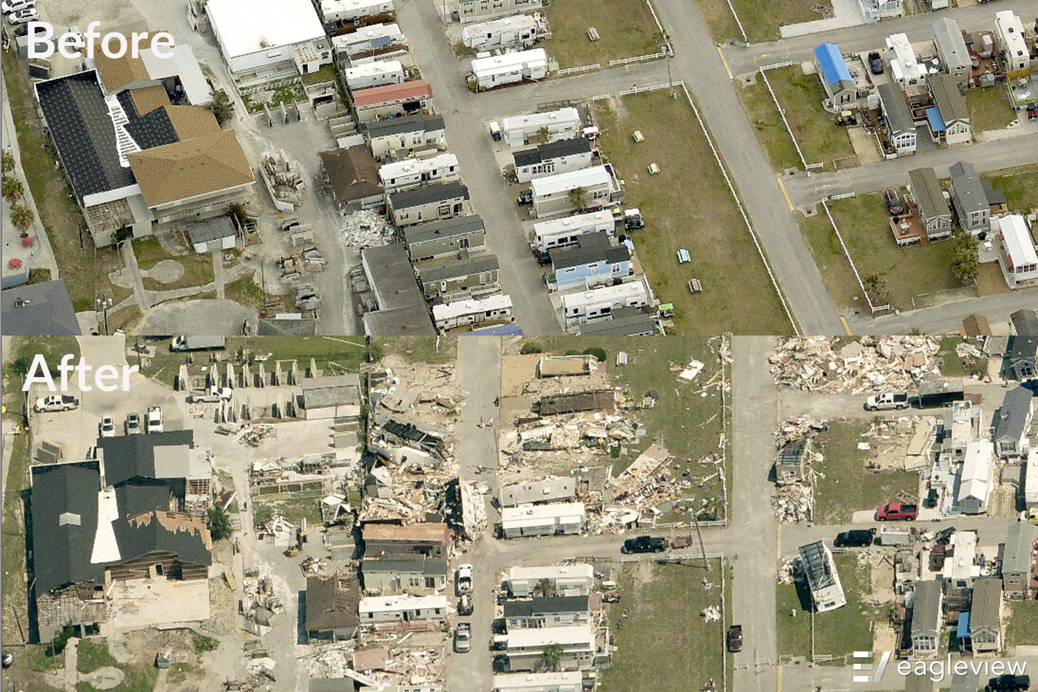 Before and After: Tornado damage in Emerald Isle, NC