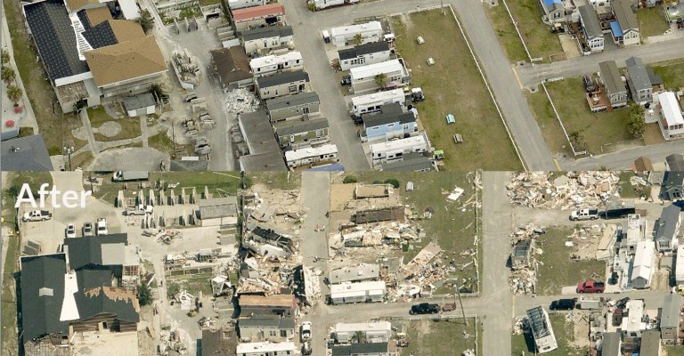 Before and After: Tornado damage in Emerald Isle, NC