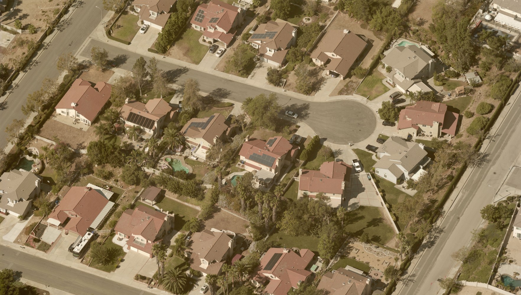 Residential PV projects through aerial imagery