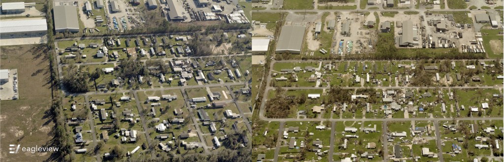 Damage in Calcasieu Parish