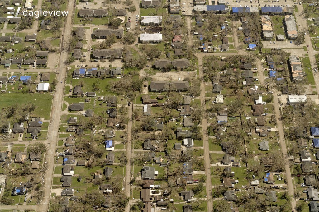 damaged roofs