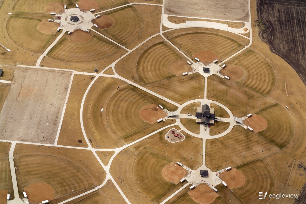 14 baseball fields - but not 14 images!