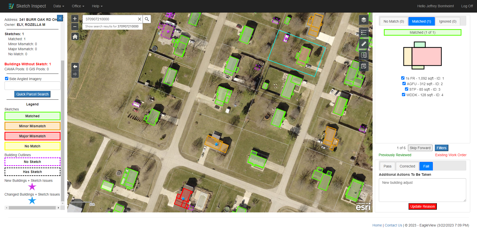 Sketch Inspect for Property Sketch Verification