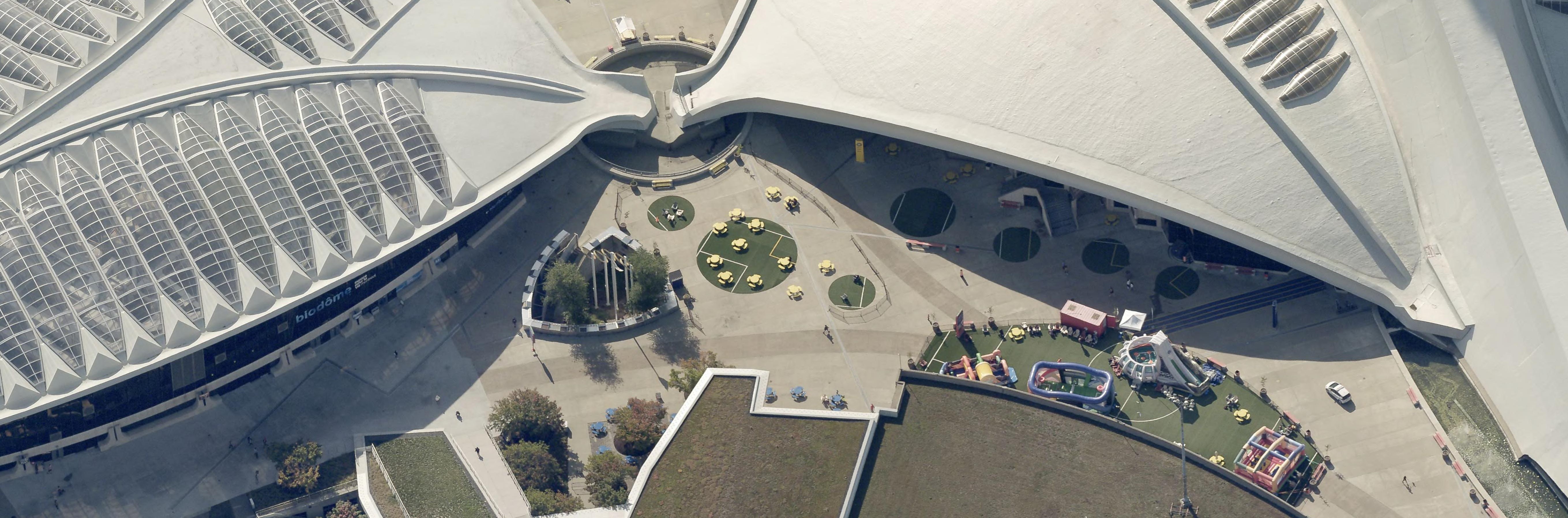 Aerial view of a property using EagleView imagery
