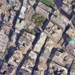 New York City, USA: High-Resolution Satellite View of Manhattan and the Urban Grid