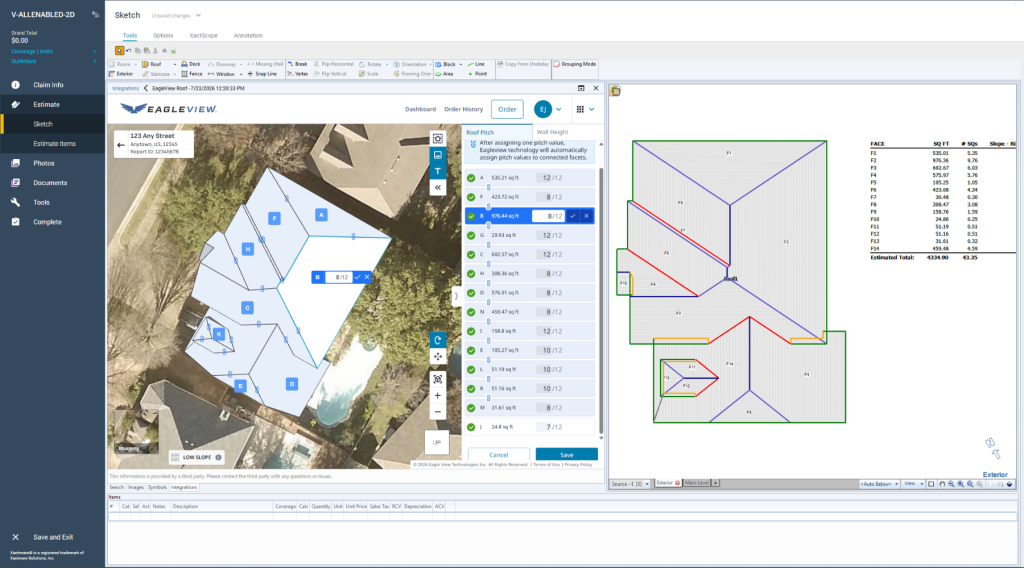 From 2D to 3D—Now Without Leaving Xactimate